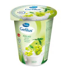 Valio Gefilus йогурт с виноградом u с зеленым чаем, безлактозный 2% 380г