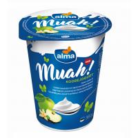 Alma Muah! Saldkrējuma jogurts ar ābolu-vaniļas piedevu 6,5% 380g