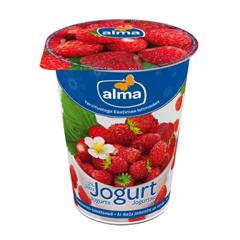 Alma jogurts ar meža zemenēm un vaniļu 2% 380g