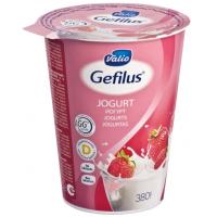  Valio Gefilus jogurts ar zemeņu piedevu 2% 380g