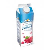 Alma fat-free raspberry yoghurt 1kg