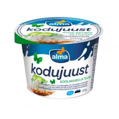 Alma домашний сыр с солёными огурцами и укропом 3% 200г