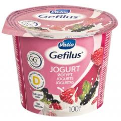 Valio Gefilus jogurts ar avenēm un upenēm 2,5% 100g