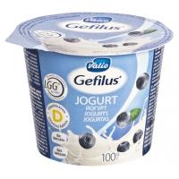 Valio Gefilus безлактозный йогурт с черникой 2% 100г