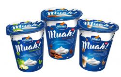 В серии продуктов Аlma на эстонский рынок выходит самая сливочная серия йогуртов Muah!